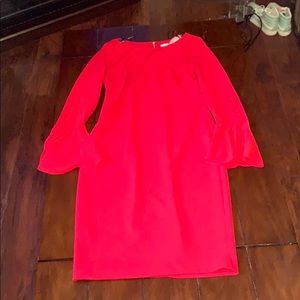 Red Calvin Klein dress